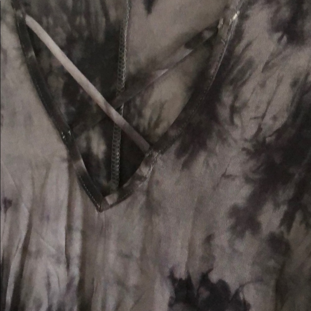 Black tie dye dress - Picture 7 of 8